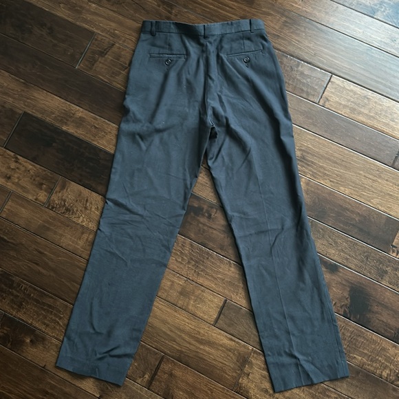 Calvin Klein boys grey dress pants size 20. Waist is 31” and length 31”. - Picture 2 of 3